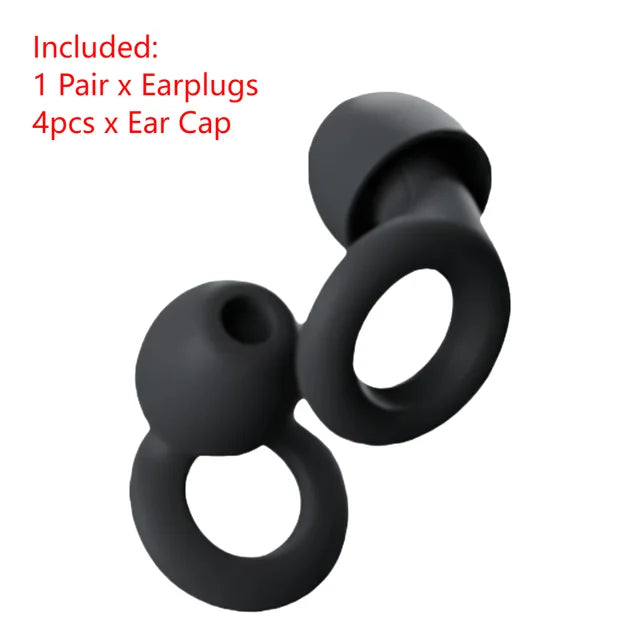 Super-Comfy Reusable Silicone Earplugs